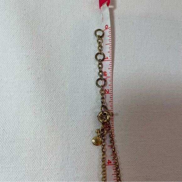 J. Crew statement necklace blues and gold - Picture 6 of 7